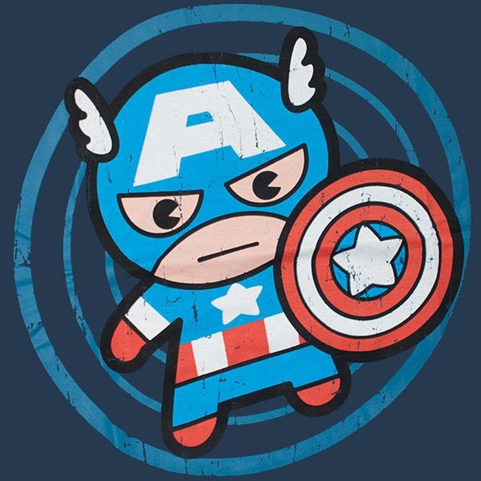 Bộ sưu tập ảnh Captain America chibi hài hước