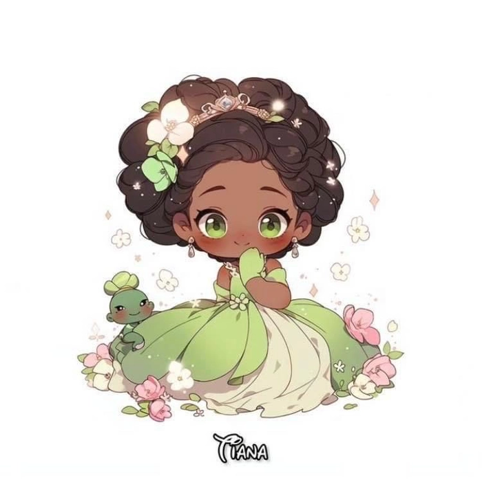 Bộ sưu tập ảnh công chúa Disney chibi
