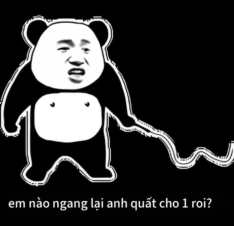 Bộ sưu tập ảnh meme gấu trúc ngang ngược độc lạ