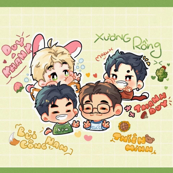Bộ sưu tập chibi Anh Trai Vượt Ngàn Chông Gai đáng yêu