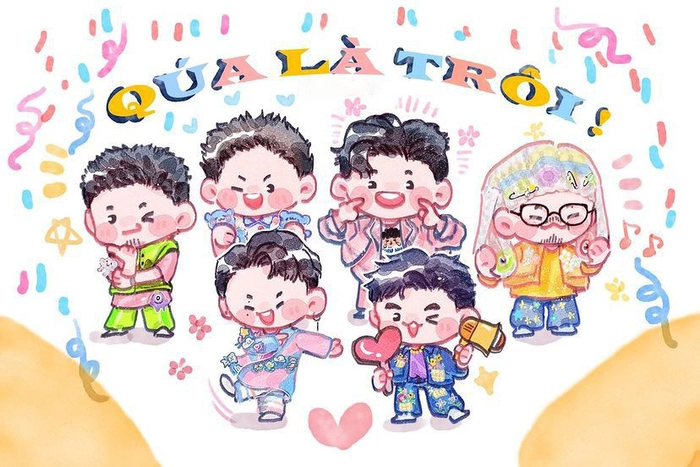 Chibi Anh Trai Vượt Ngàn Chông Gai phong cách hài hước