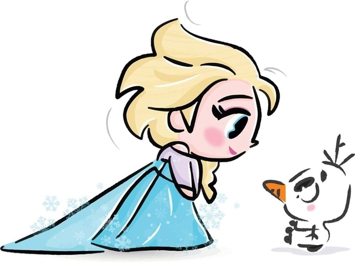 Công chúa Disney chibi cute đáng yêu