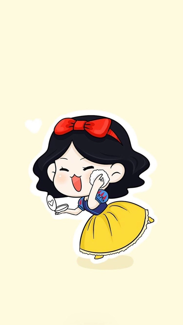 Công chúa Disney chibi đáng yêu lung linh