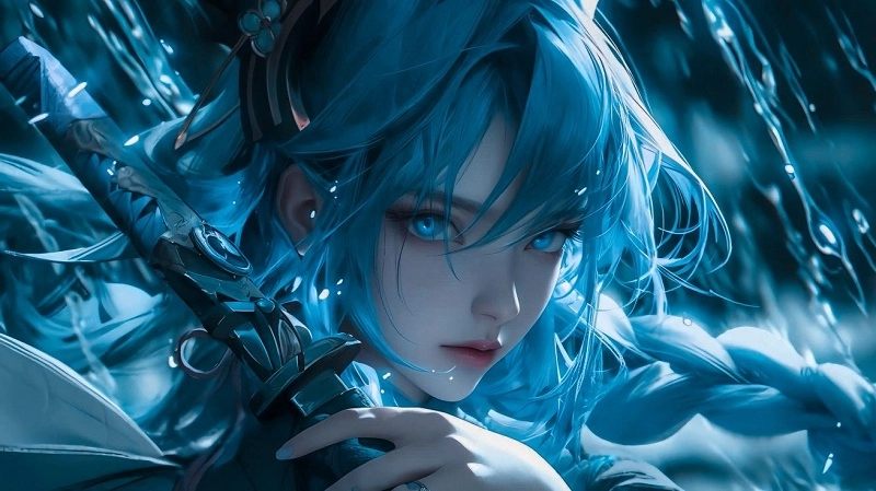 Hình ảnh anime nữ ngầu 3d cực chất