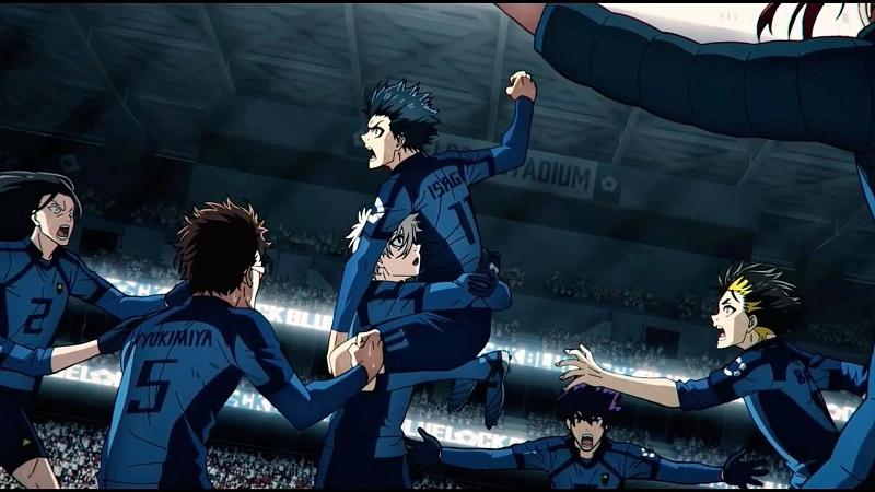 Hình ảnh anime Blue Lock đậm chất thể thao