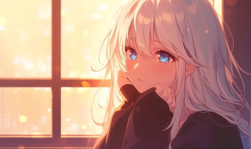 Ảnh anime nữ sinh cute dễ thương