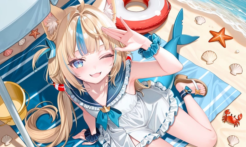 Ảnh gái anime cute phong cách chibi
