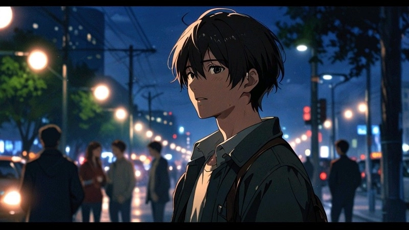 Hình ảnh Sad boy anime đẹp trữ tình