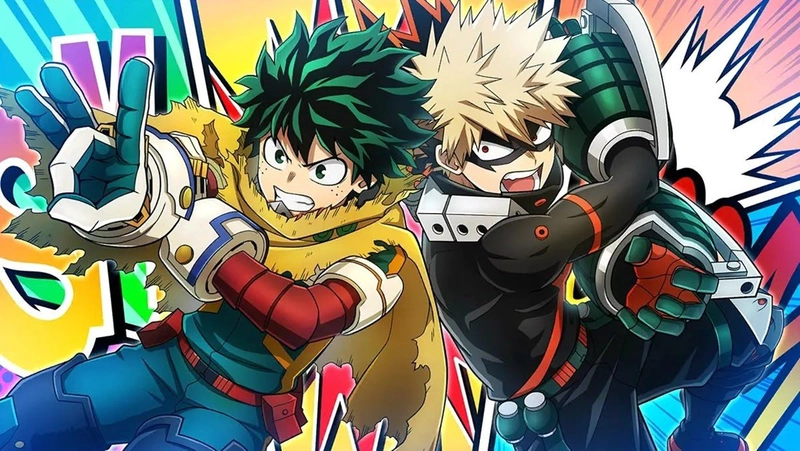 Hình anime Học Viện Anh Hùng ấn tượng