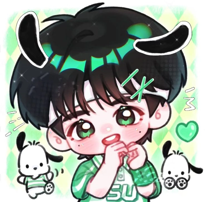 Hình Chu Chí Hâm chibi dễ thương cho fan