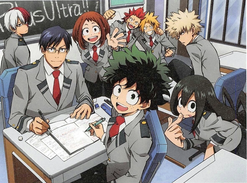 Hình anime Học Viện Anh Hùng ấn tượng