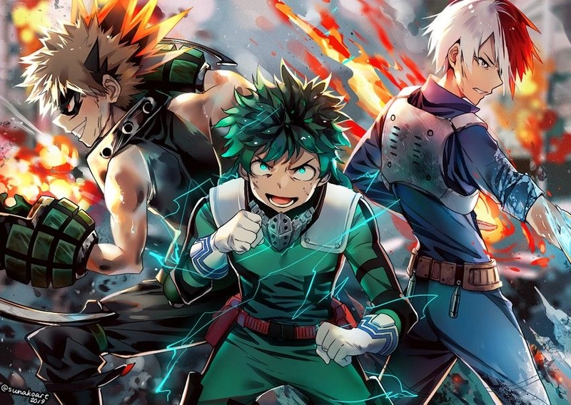 Hình Học Viện Anh Hùng anime đẹp mắt