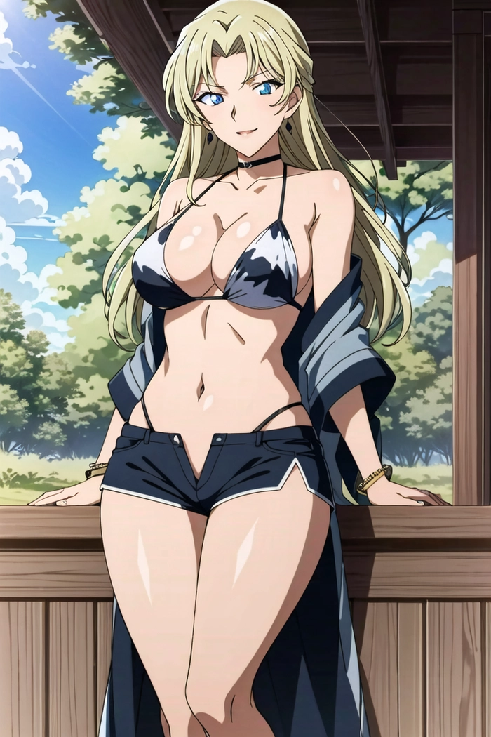 Hình Vermouth Conan mặc bikini đẹp hút hồn