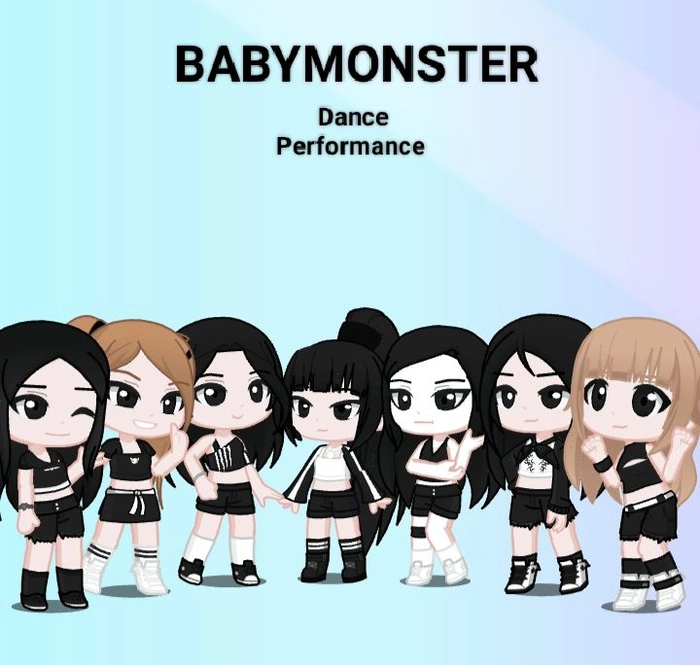 Hình ảnh BABYMONSTER chibi dễ thương cute