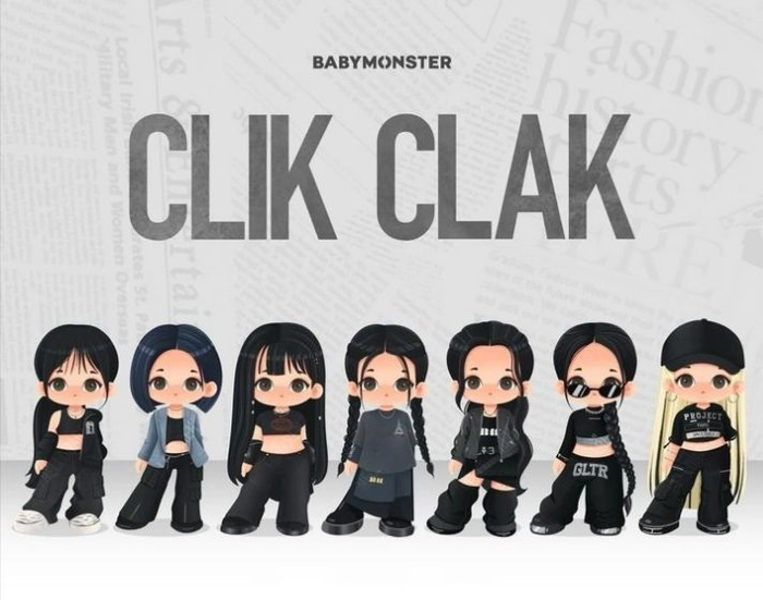 Hình ảnh BABYMONSTER chibi phong cách cute
