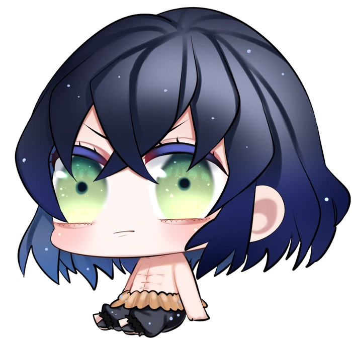 Hình ảnh Inosuke cute chibi đáng yêu