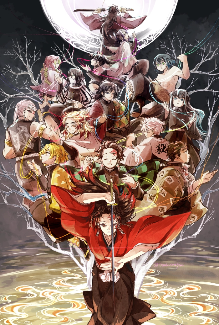 Hình ảnh anime Thanh Gươm Diệt Quỷ đẹp