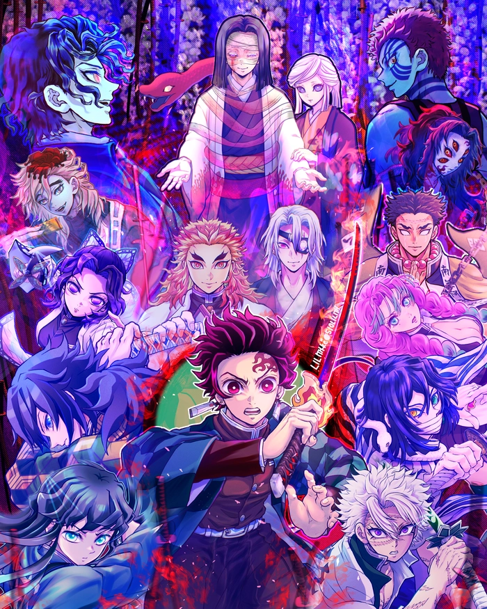 Hình ảnh anime Thanh Gươm Diệt Quỷ lôi cuốn