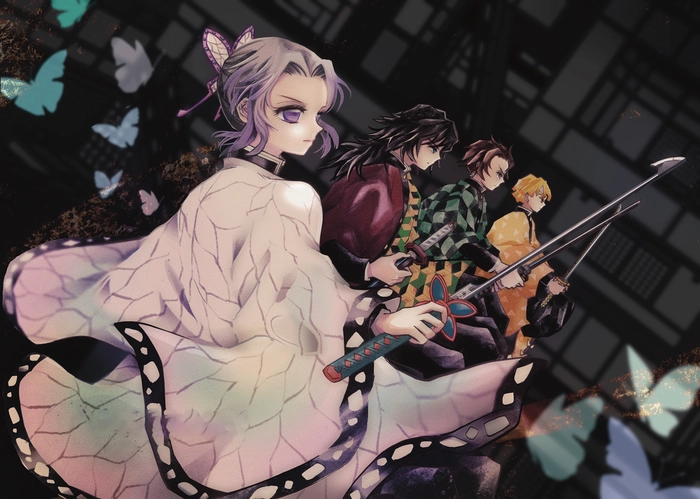 Hình ảnh anime Thanh Gươm Diệt Quỷ ngầu lạnh lùng