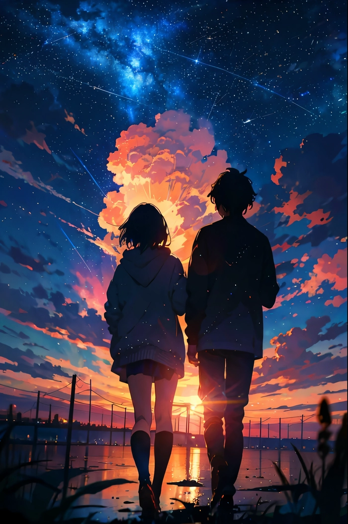 Hình ảnh anime cặp đôi lãng mạn nhất