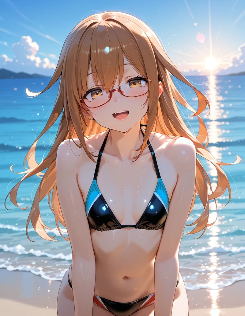 Hình ảnh anime gái xinh bikini cực đẹp