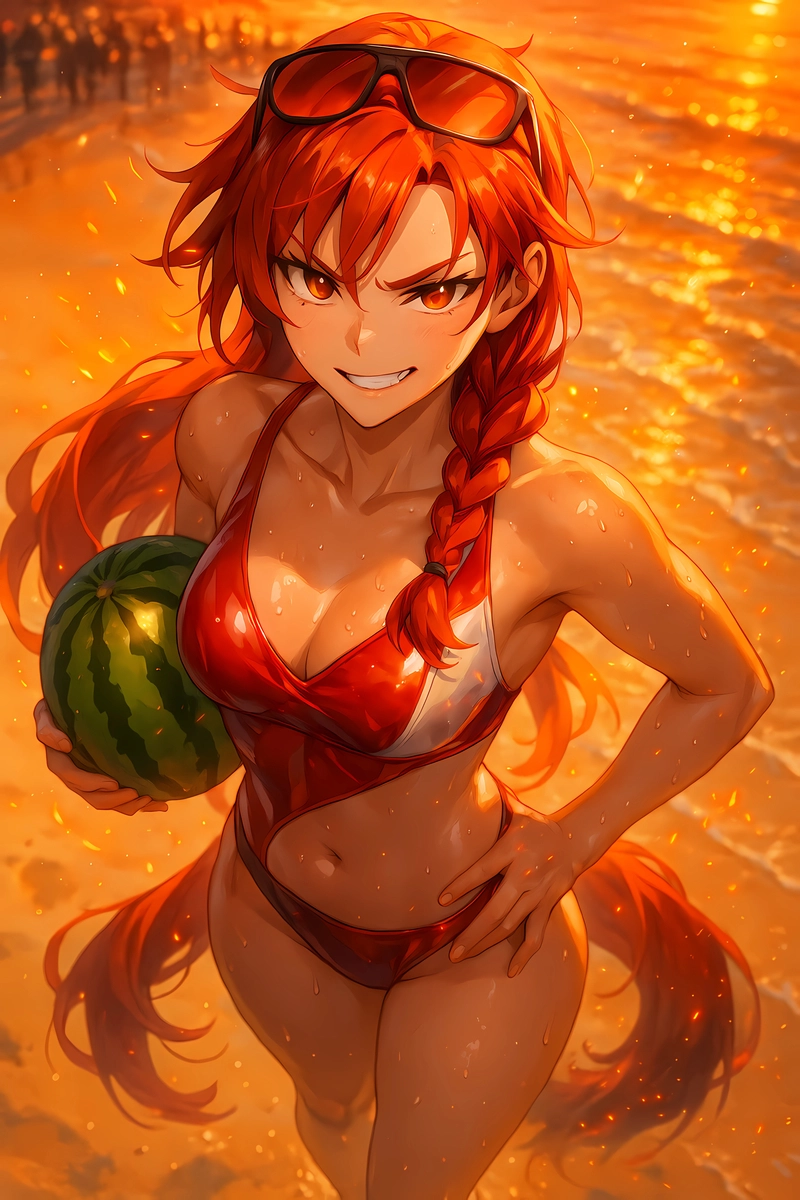 Hình ảnh anime gái xinh bikini nóng bỏng