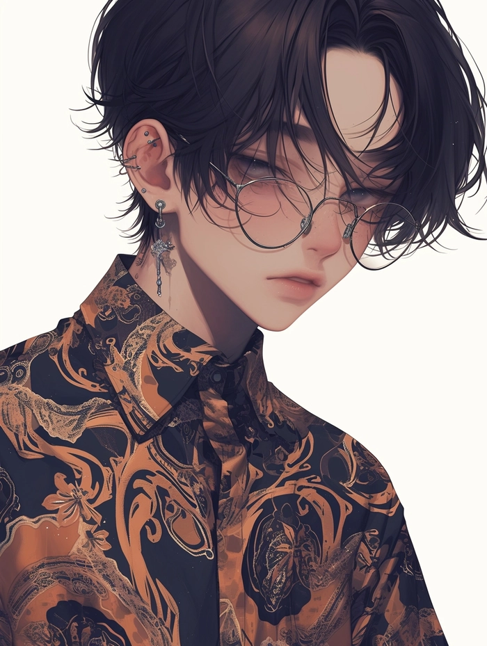 Hình ảnh anime nam ngầu buồn cô đơn