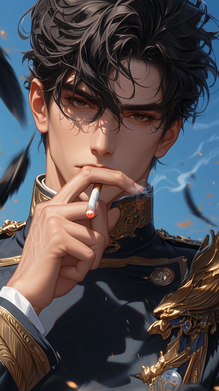 Hình ảnh anime nam ngầu lạnh lùng ấn tượng