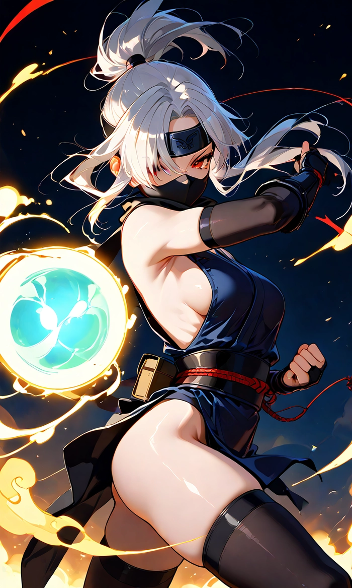 Hình ảnh anime nữ ngầu sexy đeo khẩu trang