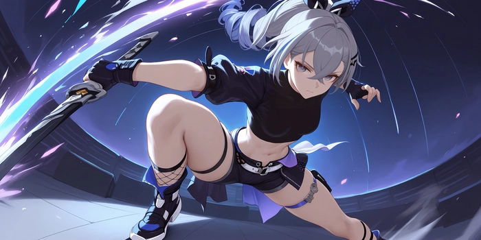 Hình ảnh anime nữ quyến rũ ngầu phong cách mạnh mẽ