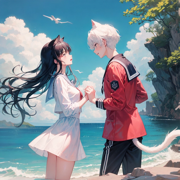 Hình ảnh cặp đôi anime dễ thương nhất