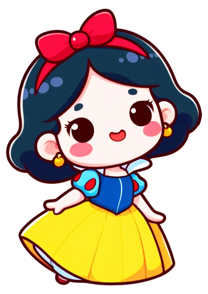 Hình ảnh chibi công chúa Disney đáng yêu