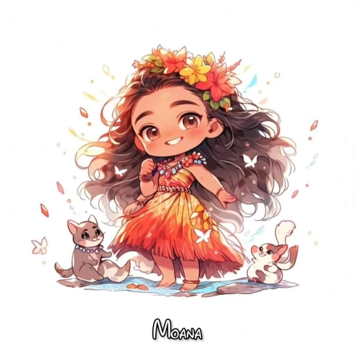 Hình ảnh chibi công chúa Disney đẹp