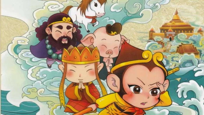 Hình ảnh chibi của Tôn Ngộ Không trong Tây Du Ký
