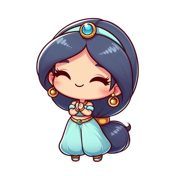 Hình ảnh công chúa Disney chibi cực đẹp