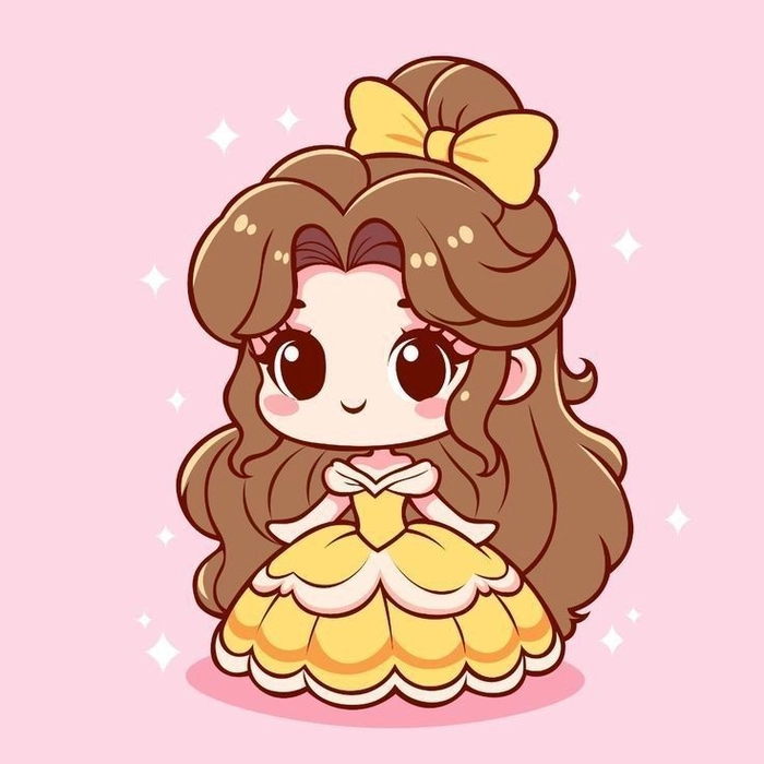 Hình ảnh công chúa Disney cute dễ thương