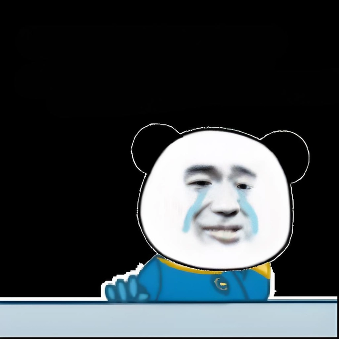 Hình ảnh meme gấu trúc khóc chế