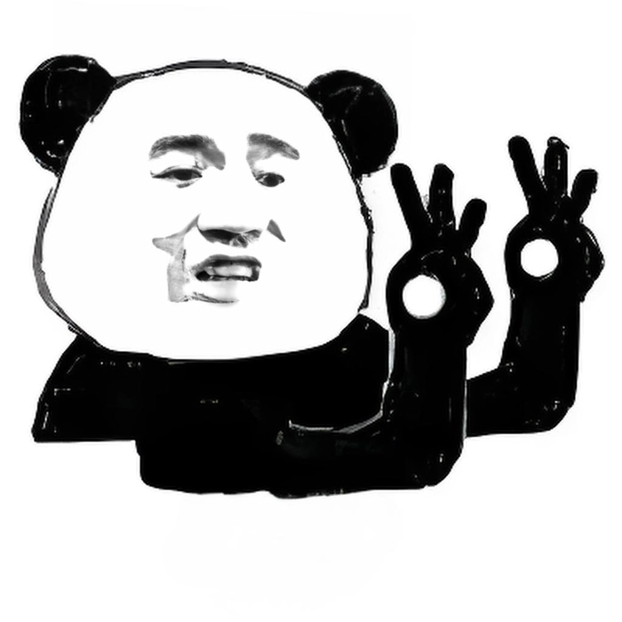 Hình ảnh meme gấu trúc ok vui nhộn