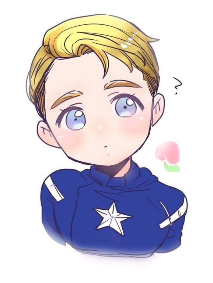 Hình chibi Captain America hài hước đáng yêu