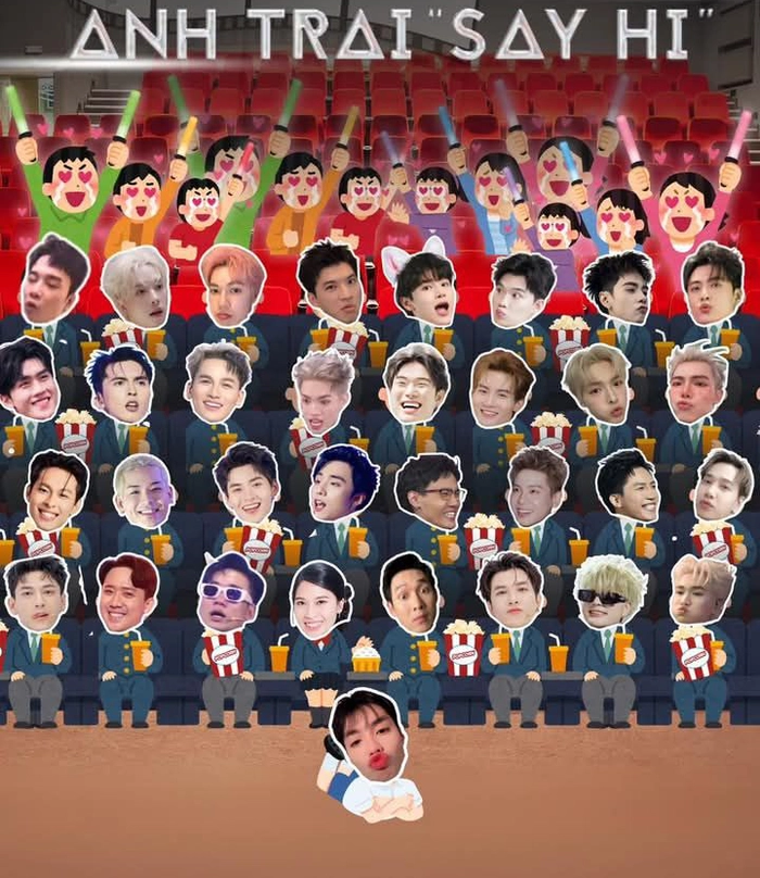 Hình nền Anh Trai Say Hi dễ thương độc lạ
