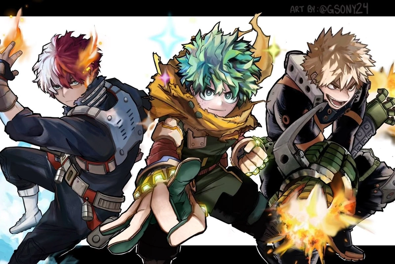 Hình My Hero Academia nam ngầu