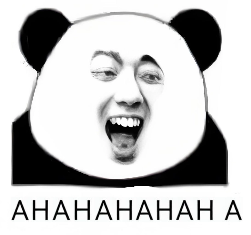 Meme gấu trúc cười châm biếm