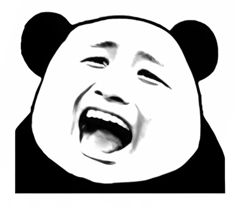 Meme gấu trúc cười hài hước