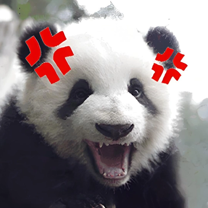 Meme gấu trúc dỗi dễ thương