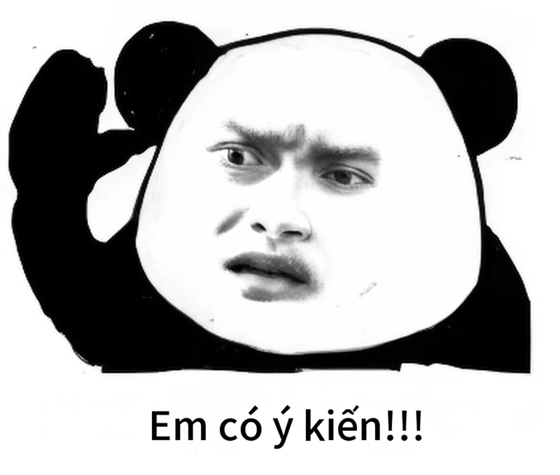 Meme gấu trúc mắt thâm thể hiện sự mệt mỏi