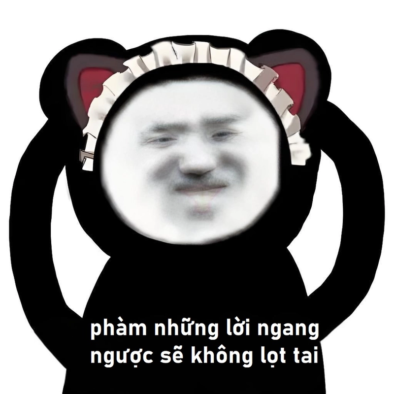 Meme gấu trúc ngang ngược chế troll cực bá đạo