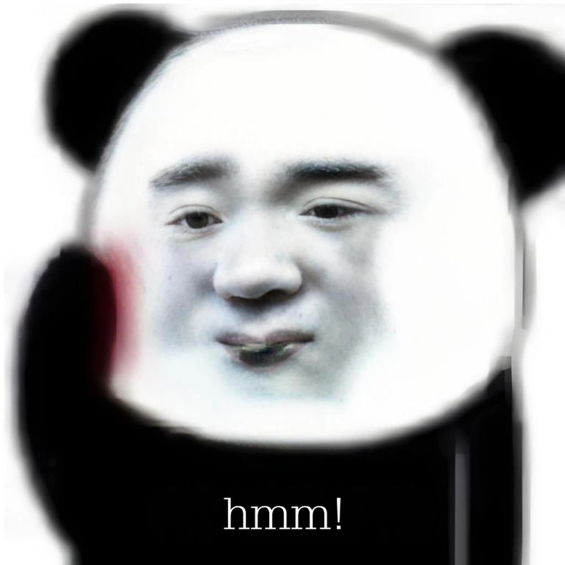 Meme gấu trúc ngang ngược đểu giả