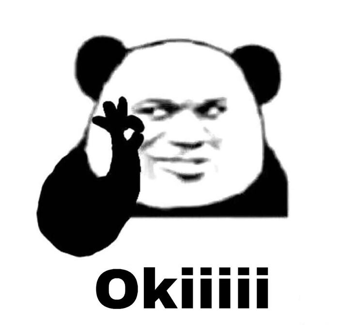 Meme gấu trúc ok biểu cảm bá đạo