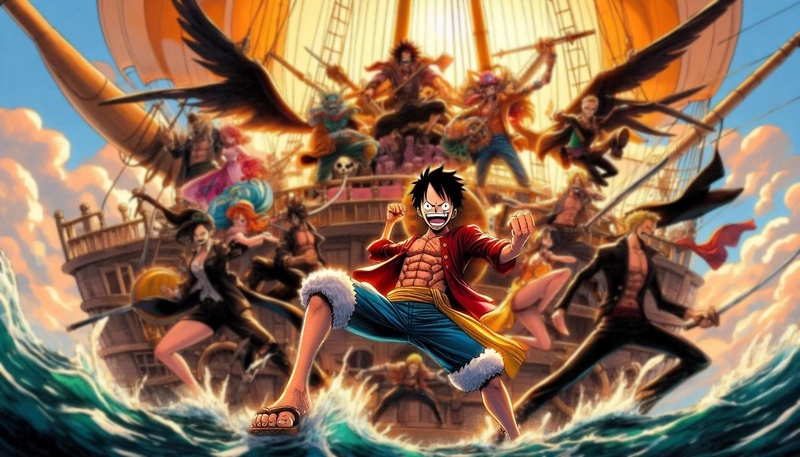 Hình ảnh anime One Piece làm avatar