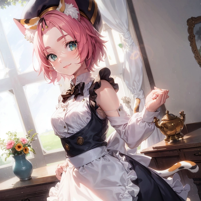 Ảnh Diona Genshin chibi đáng yêu cực đẹp